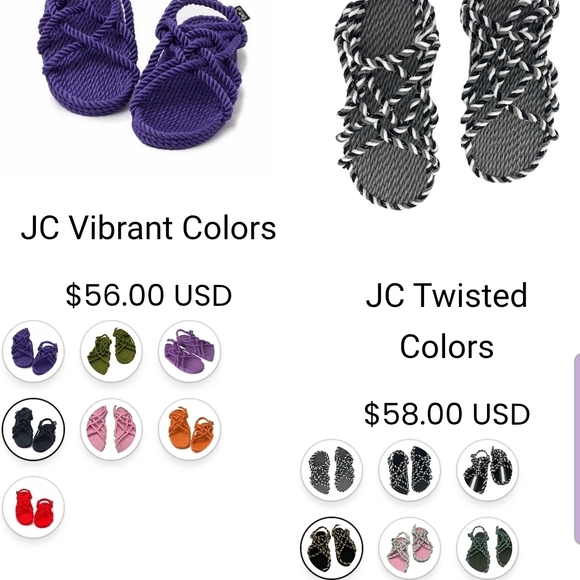 Colorful Rope Sandals - Picture 4 of 4